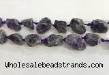 CNG3566 15.5 inches 18*20mm - 25*30mm nuggets rough amethyst beads