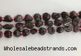 CNG3579 15.5 inches 10*14mm - 12*16mm nuggets garnet gemstone beads