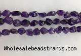 CNG3581 15.5 inches 8*10mm - 10*12mm nuggets amethyst beads