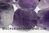 CNG3720 15.5 inches 10*14mm - 12*16mm nuggets rough amethyst beads