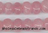 CNG41 15.5 inches 11*15mm nuggets rose quartz gemstone beads