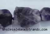 CNG435 15.5 inches 15*20mm – 20*32mm nuggets amethyst beads