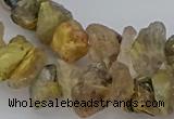 CNG5034 15.5 inches 8*12mm - 13*18mm nuggets golden rutilated quartz beads