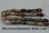 CNG5066 15.5 inches 13*20mm - 15*25mm faceted nuggets pink opal beads