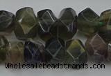 CNG5097 15.5 inches 10*14mm - 12*16mm faceted nuggets fluorite beads