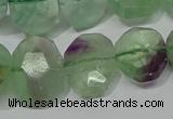 CNG5139 15.5 inches 15*18mm - 15*20mm faceted freeform fluorite beads