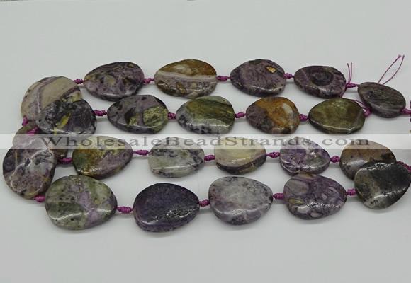 CNG5157 15.5 inches 16*22mm - 30*35mm freeform charoite beads