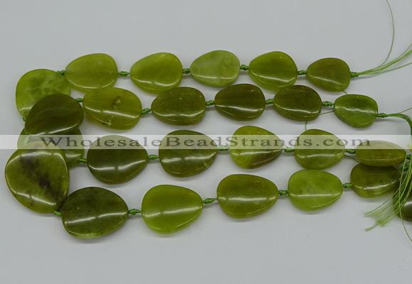 CNG5160 15.5 inches 16*22mm - 30*35mm freeform Korea jade beads