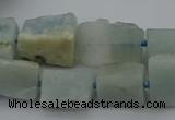 CNG5244 15.5 inches 8*12mm - 15*25mm nuggets aquamarine beads