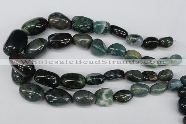 CNG53 15.5 inches 12*18mm - 24*30mm nuggets grass agate beads