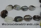 CNG5311 15.5 inches 20*30mm - 35*45mm freeform agate beads