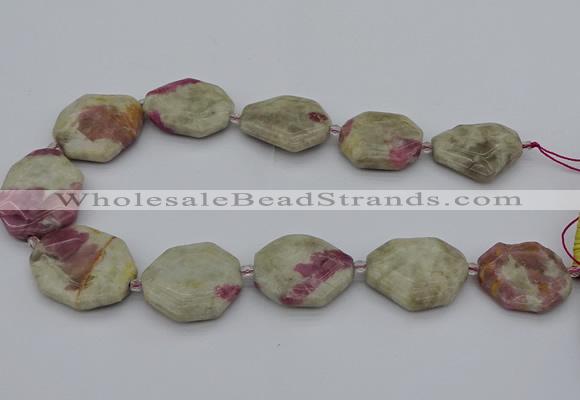 CNG5312 15.5 inches 20*30mm - 35*45mm freeform tourmaline beads