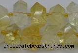 CNG5327 15.5 inches 12*16mm - 15*20mm faceted nuggets citrine beads