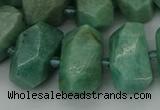 CNG5338 15.5 inches 12*16mm - 15*20mm faceted nuggets amazonite beads