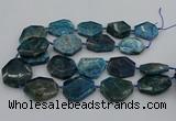 CNG5355 15.5 inches 20*30mm - 35*45mm faceted freeform apatite beads