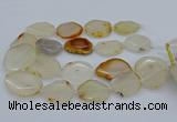 CNG5363 15.5 inches 20*30mm - 35*45mm faceted freeform agate beads