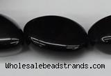 CNG55 15.5 inches 10*12mm - 20*35mm nuggets black agate beads