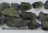 CNG5528 15.5 inches 10*14mm - 15*20mm nuggets labradorite beads