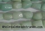 CNG554 15.5 inches 6*8mm nuggets amazonite gemstone beads