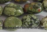 CNG558 15.5 inches 13*18mm nuggets rhyolite gemstone beads