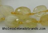 CNG5605 15.5 inches 10*14mm - 13*18mm faceted nuggets citrine beads