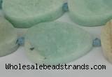 CNG5702 15.5 inches 22*30mm - 28*35mm freeform amazonite beads