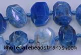 CNG5788 10*14mm - 12*16mm faceted freeform apatite beads