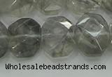 CNG5870 15.5 inches 8*12mm - 12*16mm faceted freeform cloudy quartz beads