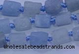 CNG5900 15.5 inches 4*6mm - 6*10mm nuggets rough aquamarine beads