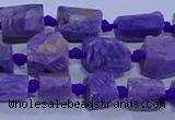 CNG5906 15.5 inches 4*6mm - 6*10mm nuggets rough charoite beads