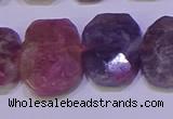 CNG6306 15.5 inches 13*18mm - 15*20mm faceted freeform tourmaline beads