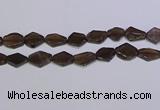 CNG6332 15.5 inches 14*18mm - 16*22mm freeform smoky quartz beads