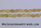 CNG6355 15.5 inches 14*18mm - 16*22mm freeform matte citrine beads