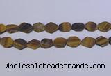 CNG6370 15.5 inches 14*18mm - 16*22mm freeform matte yellow tiger eye beads