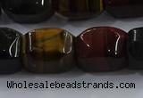 CNG6427 15.5 inches 15*20mm faceted nuggets mixed tiger eye beads