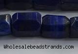 CNG6431 15.5 inches 15*20mm faceted nuggets lapis lazuli beads