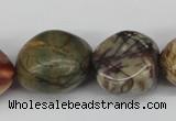 CNG66 15.5 inches 14*16mm - 25*35mm nuggets picasso jasper beads