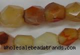 CNG680 15.5 inches 10*14mm - 13*18mm faceted nuggets agate beads