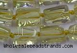 CNG6806 15.5 inches 5*8mm - 8*12mm nuggets lemon quartz beads