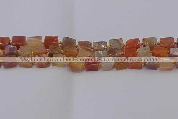 CNG6824 15.5 inches 5*8mm - 8*12mm nuggets sunstone beads