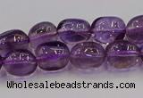 CNG6853 15.5 inches 8*12mm - 10*14mm nuggets amethyst beads