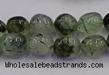 CNG6865 15.5 inches 8*12mm - 10*14mm nuggets prehnite beads