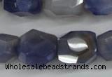 CNG689 15.5 inches 15*18mm - 18*20mm faceted nuggets agate beads