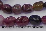 CNG6904 15.5 inches 8*12mm - 10*14mm nuggets tourmaline beads