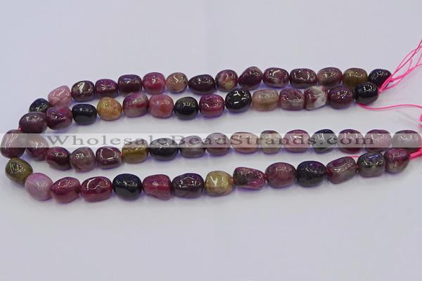 CNG6904 15.5 inches 8*12mm - 10*14mm nuggets tourmaline beads