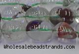 CNG6912 15.5 inches 12*16mm - 13*18mm nuggets green phantom quartz beads