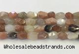 CNG6967 12*14mm - 13*18mm faceted nuggets mixed moonstone beads