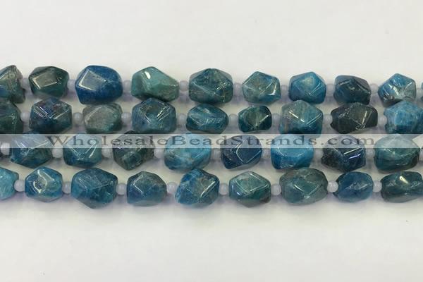 CNG6968 15.5 inches 10*11mm - 12*16mm faceted nuggets apatite beads