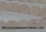 CNG704 15.5 inches 10*14mm nuggets rose quartz beads wholesale