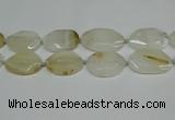 CNG7080 15.5 inches 25*35mm - 35*45mm faceted freeform agate beads